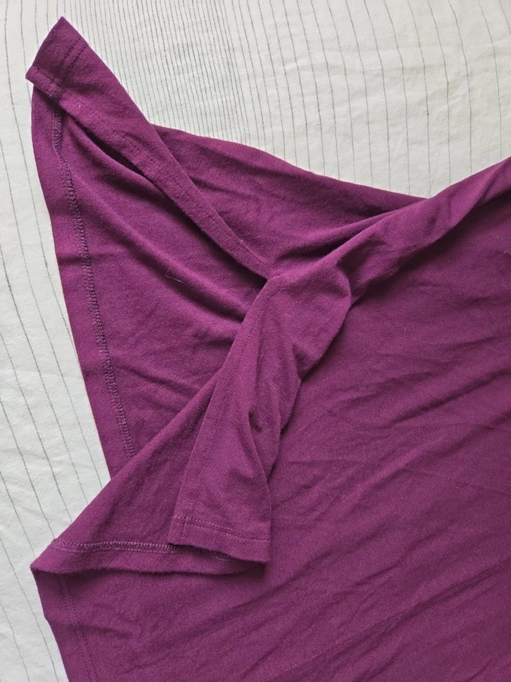 Eileen Fisher Plum Long Sleeve Shift Dress - Picture 8 of 9